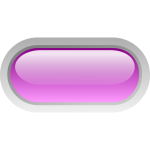 Pill shaped purple button vector clip art