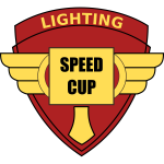 Lighting speed cup vector image