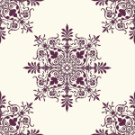 Victorian Background Ornament Vector