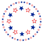 Patriotic stars