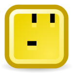 Joking smiley vector icon