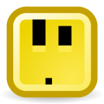 Ooo confused smiley vector icon