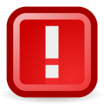 Warning vector icon