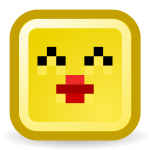 Kiss smiley vector icon