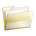 Open folder vector image