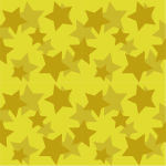 Vector image of gold stars seamless pattern