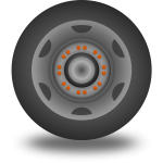 Wheel vector image