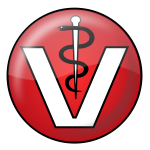 Veterinary sticker logo