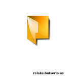 Transparent computer folder icon vector image